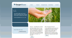 Desktop Screenshot of kangenwasser.at