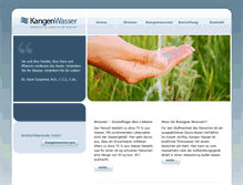 Tablet Screenshot of kangenwasser.at